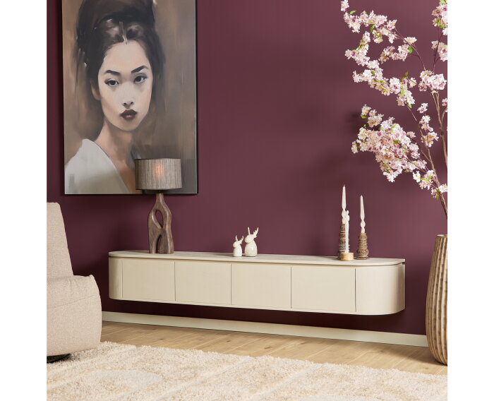 Zwevend tv meubel Ambiance Naturel | 120 cm