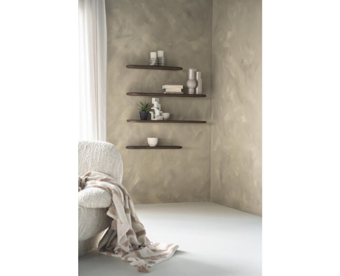 Wandplank Tre 2 - bruin | BY-BOO