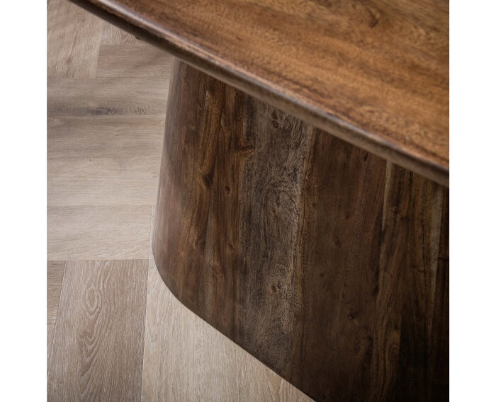 Eettafel Central 215 - Massief acacia bruin