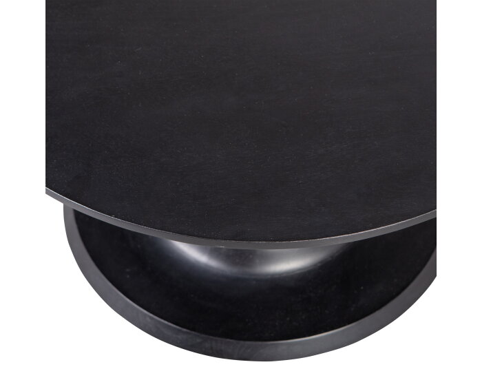 Blanco Salontafel Ø68cm Mango Diep Zwart - BePureHome