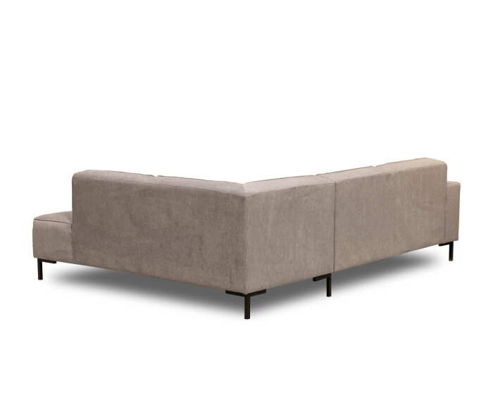 Hoekbank Riva Beige - Glow 4 &ndash; Ottomane Rechts &ndash; 262x195 cm
