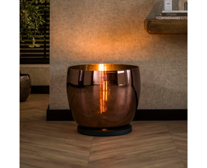 Vloerlamp UP XXL - Copper color glas