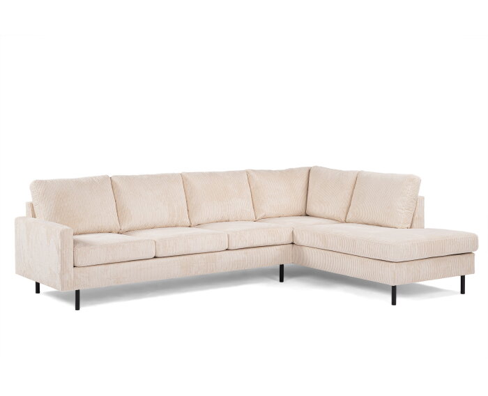 3 seater corner right, fabric Lincoln 03, M311 beige