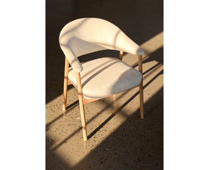 Eetkamerstoel Elk eiken naturel - Beige