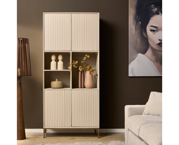 Vakkenkast Madison Sand  | 90 cm