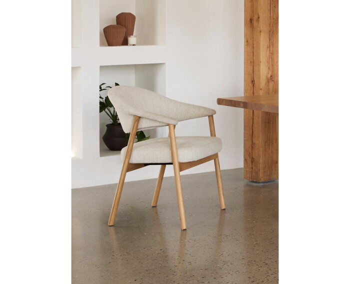 Eetkamerstoel Elk eiken naturel - Beige