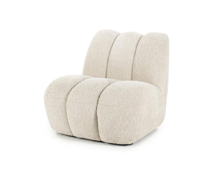 SEVN Fauteuil Lisa – Speels design met ronde vormen en ultiem zitcomfort - Anthology Beige