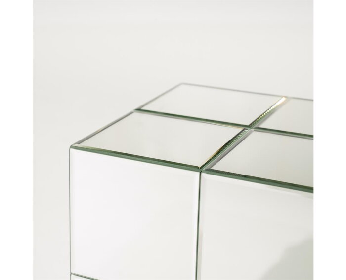 Side table Flectron 30x30cm - chrome | BY-BOO