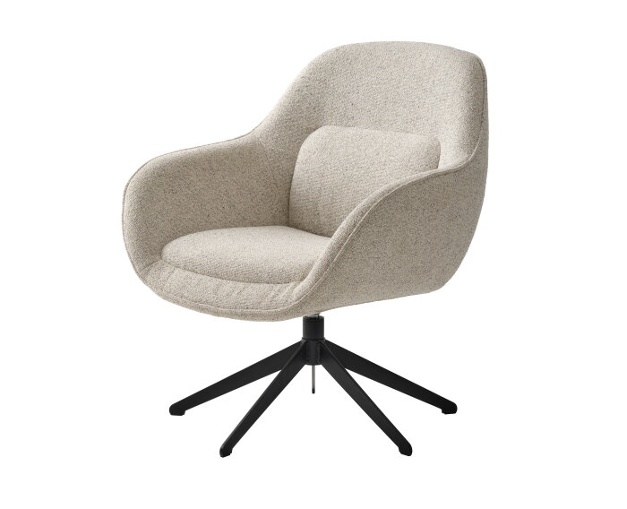 Fauteuil Lynn melange - off white