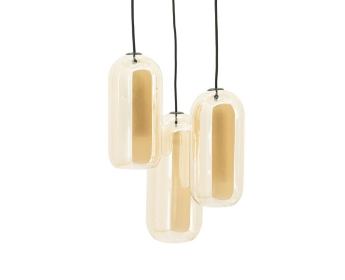 Shona cluster round - amber | BY-BOO