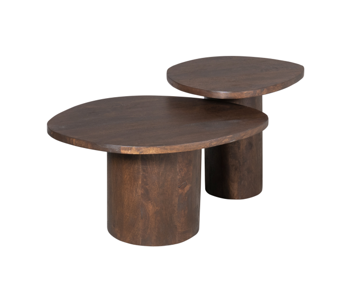 Salontafel Mirre | Brown | Set van 2