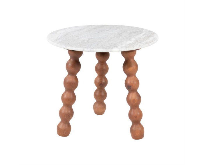 Side table Nelo 50x50cm - bruin | BY-BOO