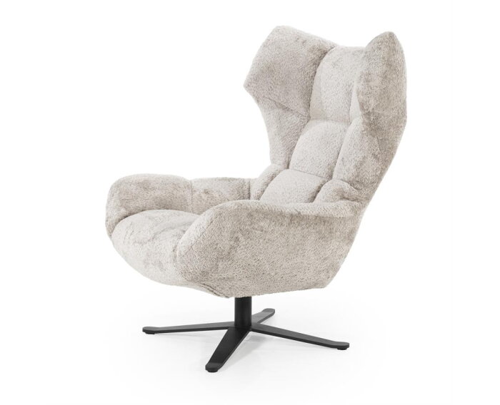 Fauteuil Paulina draaibaar – Luxe designstoel - Taupe | SEVN