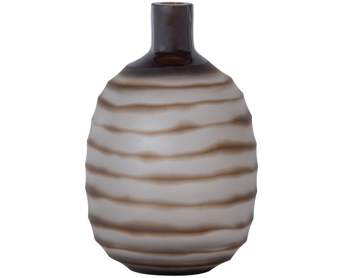 Zebra Vaas Glas Bruin - BePureHome
