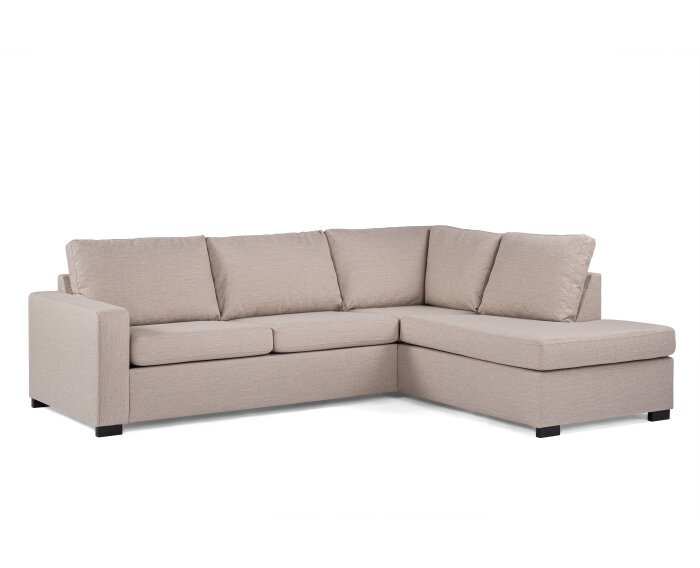 3 seater corner right, fabric Inari 22, I460 beige