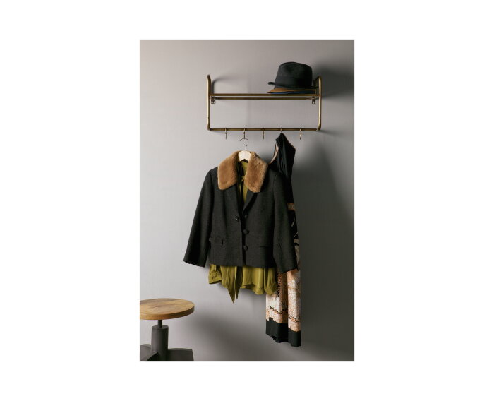 Hatstand Hangende Kapstok Antique Brass - BePureHome