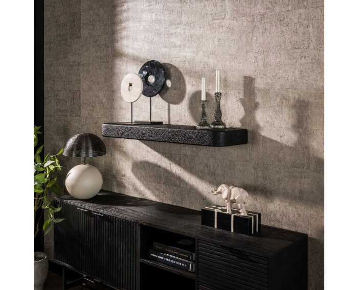 Wandplank 100cm metallic - Grijs