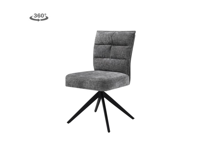 Rosora Stoel - HZ6068-85 grey (draaibaar)