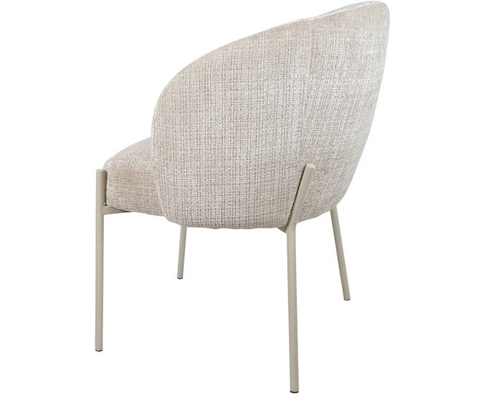 Eetkamerstoel Adele - beige poten - Cremona - Taupe 04 - Star Collection