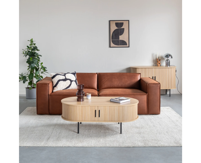 by fonQ Woolly wollen Vloerkleed - Greige - Rechthoekig - 160 x 230 cm