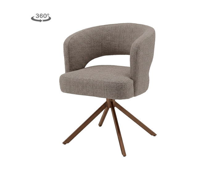 Mura Armstoel - Cremona 24 clay - Anodic (draaibaar)