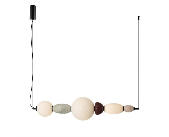 Pendant lamp Garca horizontal - veelkleurig | BY-BOO