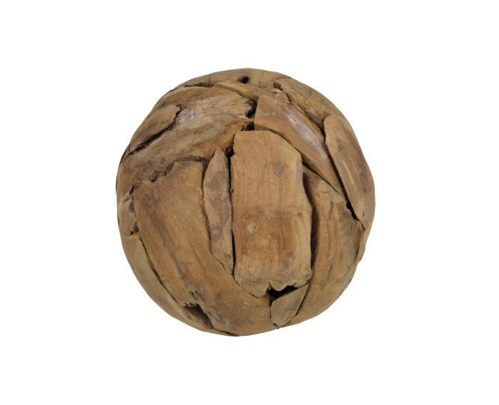 Decoratieve bal - ø30 cm - teak