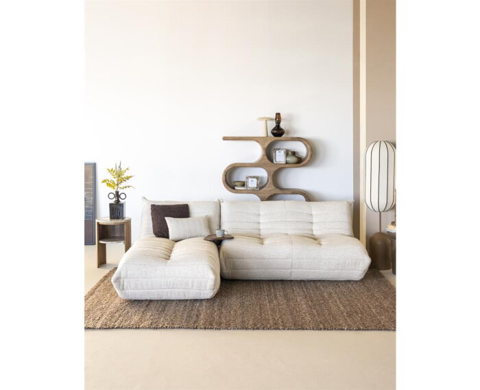 SEVN Rosa modulaire loungebank - Silencio Beige - 246x180 cm - zelf samen te stellen