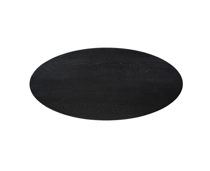 Eiken Blad Ferris Ovaal 180 cm Zwart