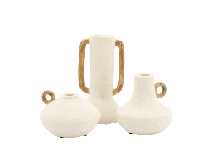 Claypanions ( set of 3) - off white | BY-BOO
