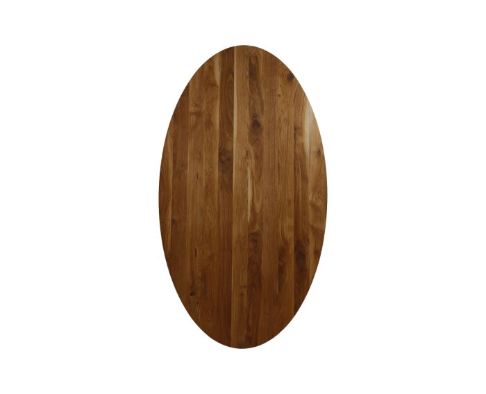 Ovaal tafelblad - 220x110x4 - Naturel - Eiken