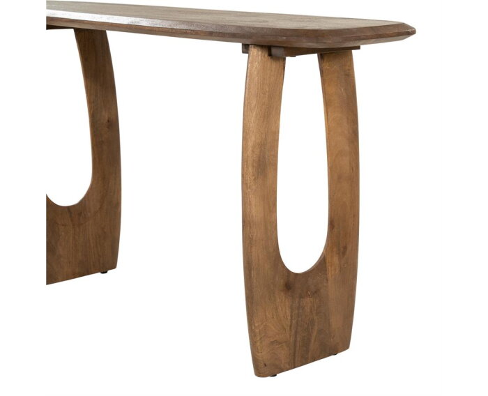 Sidetable Phoebe 150x40cm - bruin | Eleonora