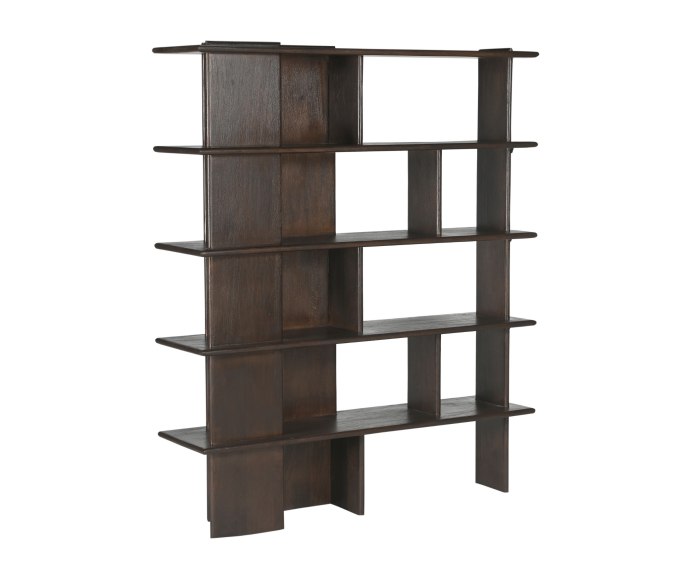 Boekenkast Finn Mangohout Bruin 180 cm