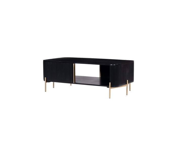 Salontafel Harvard - zwart/goud | Hotel collection