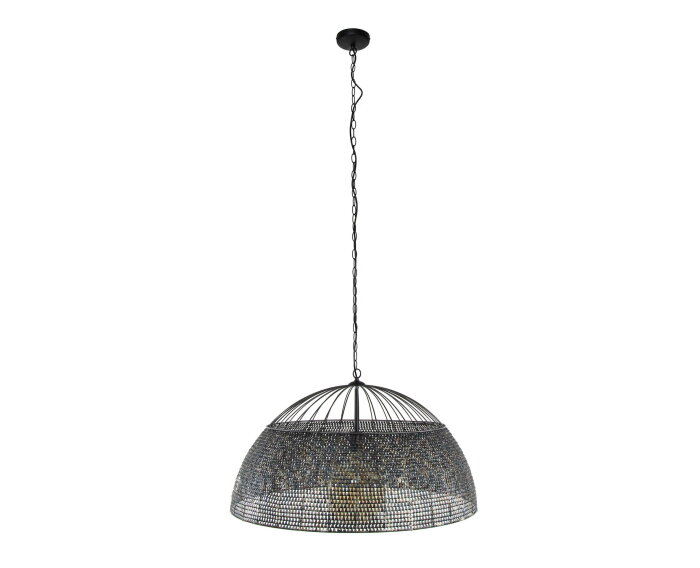 Hanglamp &Oslash;80 armor - Zwart bruin
