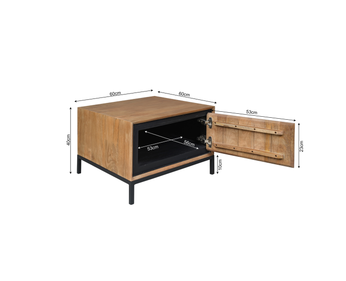 Bijzettafel RichWood | 60 cm