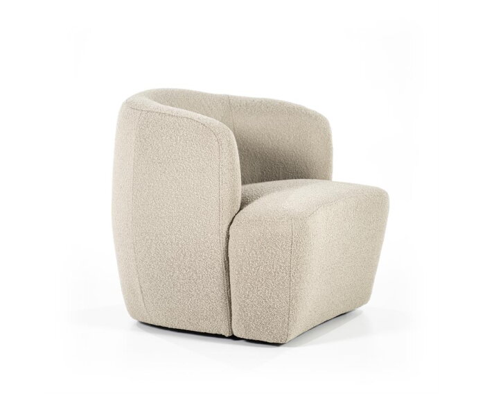 Fauteuil Charlotte - taupe | Eleonora