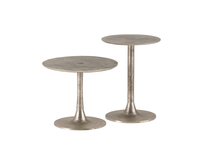 Bijzettafel Treviso set van 2 Medium - Silver Antique | Mysons