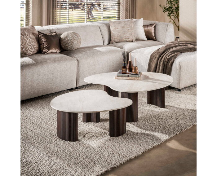 Salontafel Ceramo aperto set/2 - 3D keramiek Taj Mahal