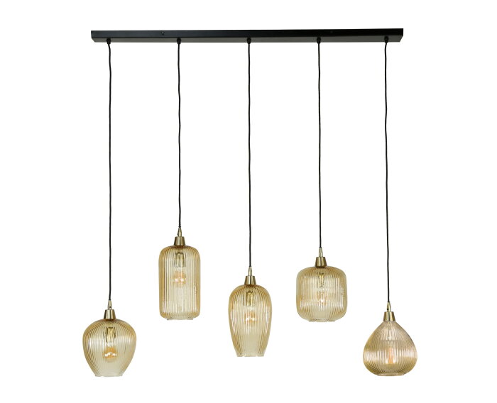 Hanglamp Stripe | 6 Lampen
