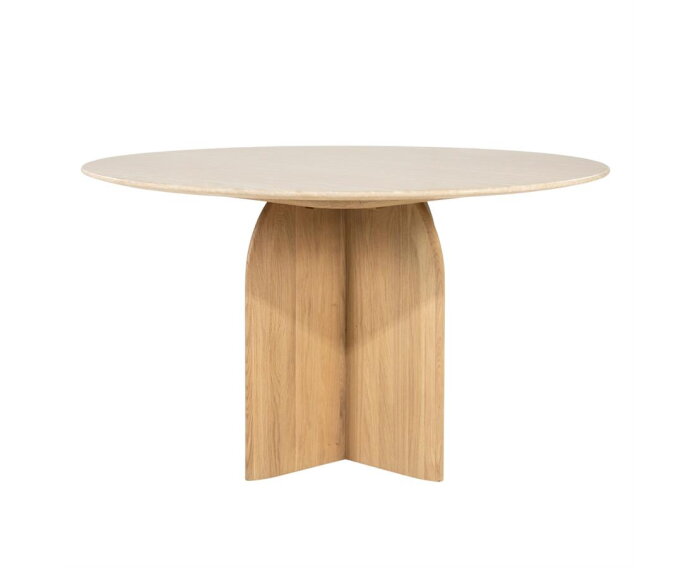 Eettafel Lova 130x130cm - naturel | Eleonora