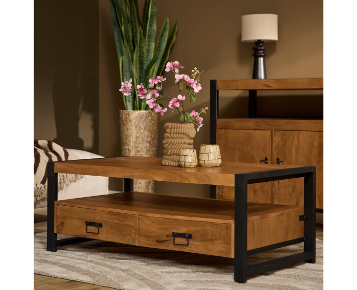 Salontafel Boaz met 4 lades | 120 cm