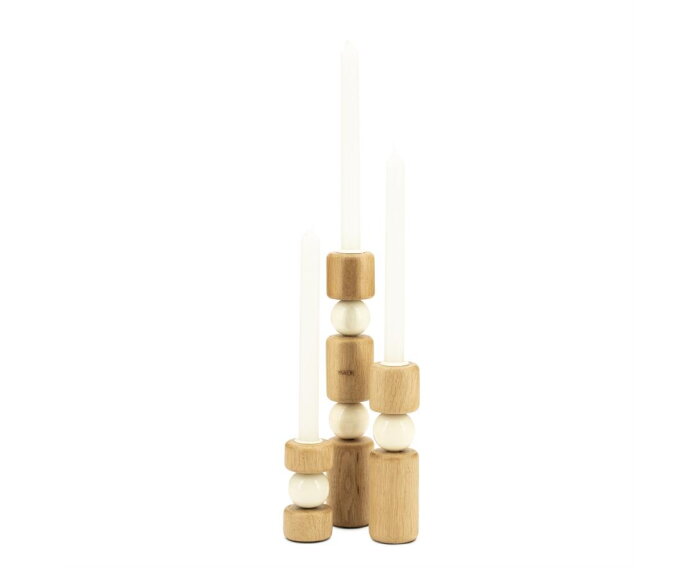 Candle holder Belloa - beige | BY-BOO