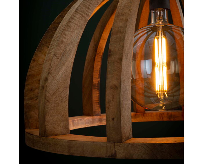 Hanglamp Angel Mangohout &Oslash;60cm - Naturel