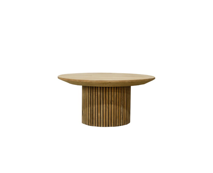 Salontafel Lausanne teakhout rond 80 cm