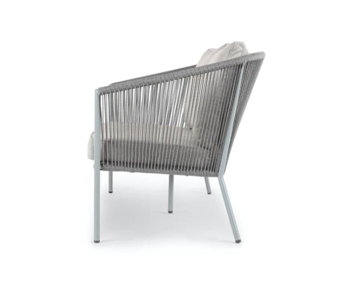 REIMS LOUNGE BENCH 2S L81 X W173 X H83.5CM (12053 )  -  ALU LIGHT GREY 17-5102 TPG (12053)