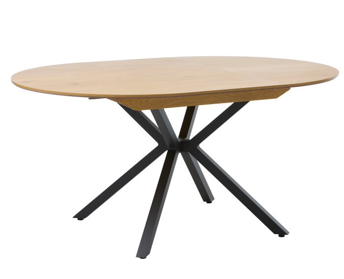 Eettafel Cesura uitschuifbaar eikenhout Ø120-160 cm