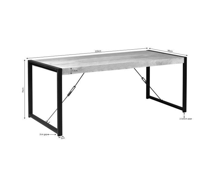 Eettafel Boaz | 220 cm
