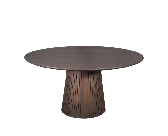 Ronde eettafel Solana Bruin Mangohout 130 cm