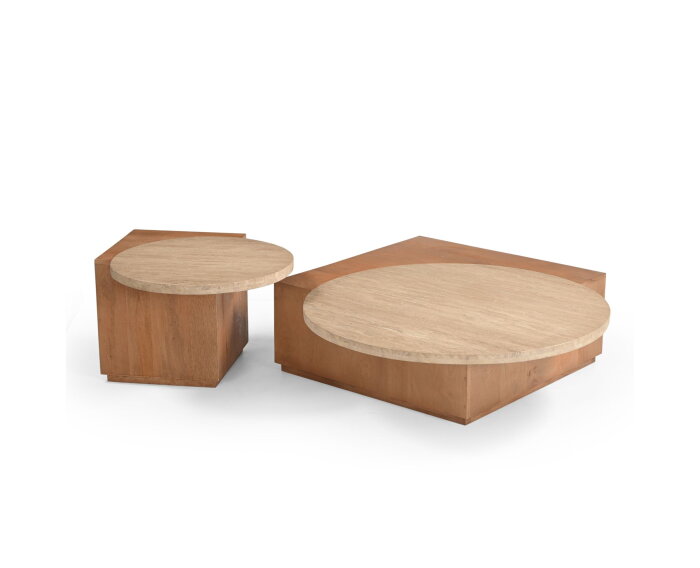 Salontafel Numa Naturel Travertin 103 cm